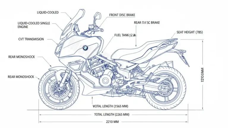 BMW C 400 GT (EURO 5) – 0C61 Workshop Data: Fluids, Plugs & Tires