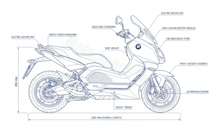 BMW C EVOLUTION LONG RANGE – 0C03/LR Service Guide: Oil Level & Tire Specs