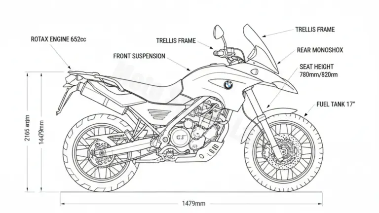 BMW F 650 GS – 0172/0174 Specs: Engine Oil, Gap & Tire PSI