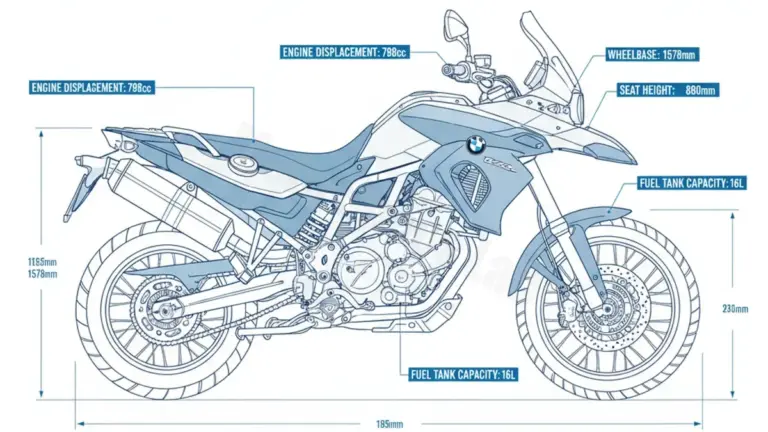 BMW F 800 GS – 0B02 Service Data: Oil, Battery & Specs