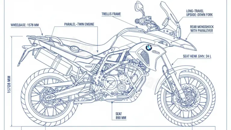 BMW F 800 GS ADVENTURE (EURO 4 AB 7.2016) – 0B55 (2016-2018) Factory Oil & Tire Pressure Data
