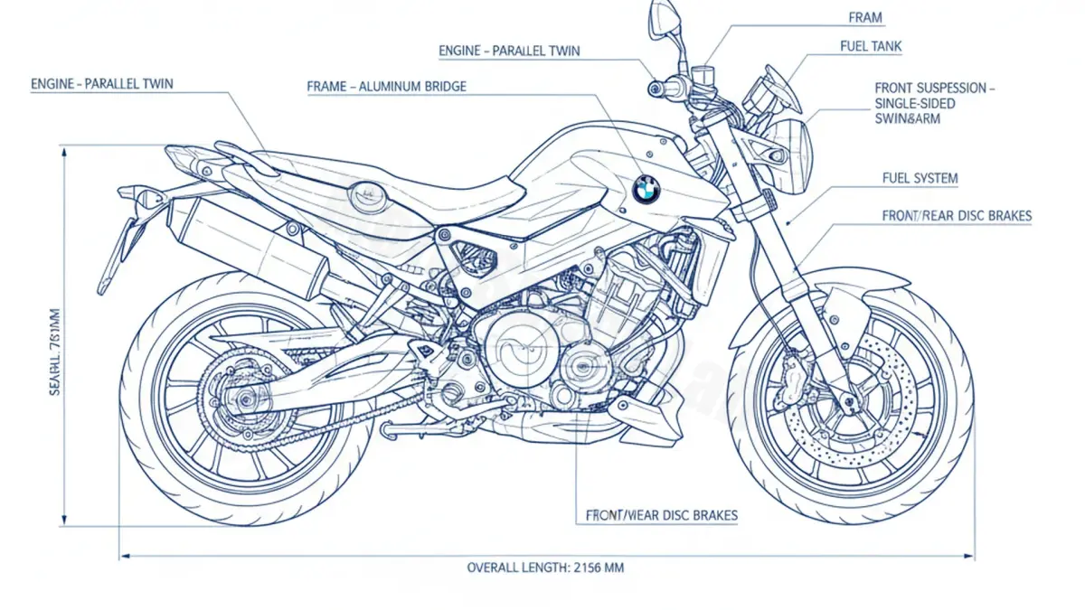 BMW F 800 R (EURO 4 AB 11.2016) - 0B54 Service Data: Oil, Battery & Specs specs