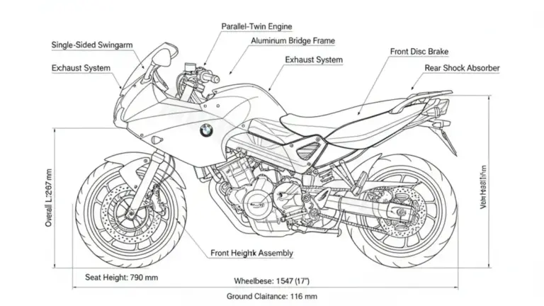 BMW F 800 S – 0216 Service Guide: Oil Level & Tire Specs