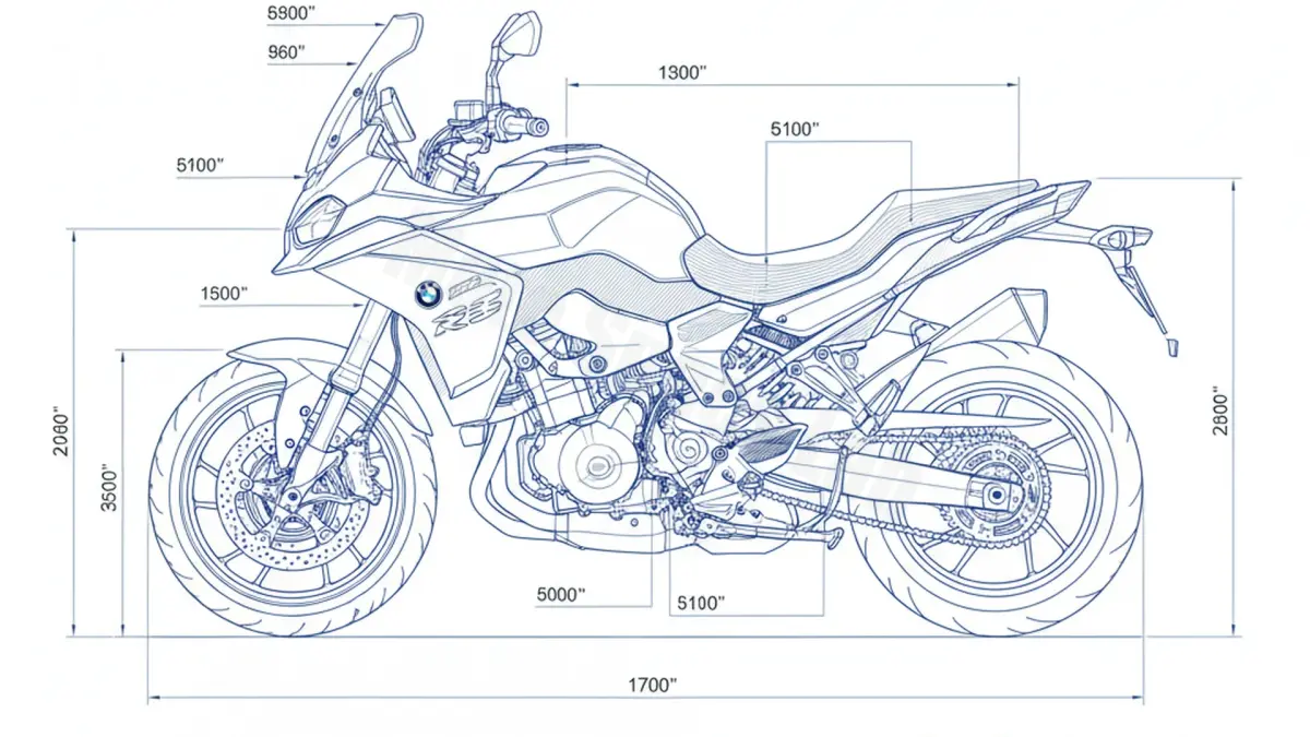 Oil & Tires: BMW F 900 XR (EURO 5) - 0K21/0K41 Technical Specifications specs