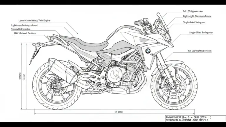 BMW F 900 XR (Euro 5+) – 0R01 Specs: Oil Capacity & Tire Pressure