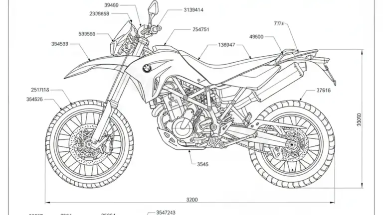 BMW G 450 X – 0145 Specs: Oil Capacity & Tire Pressure