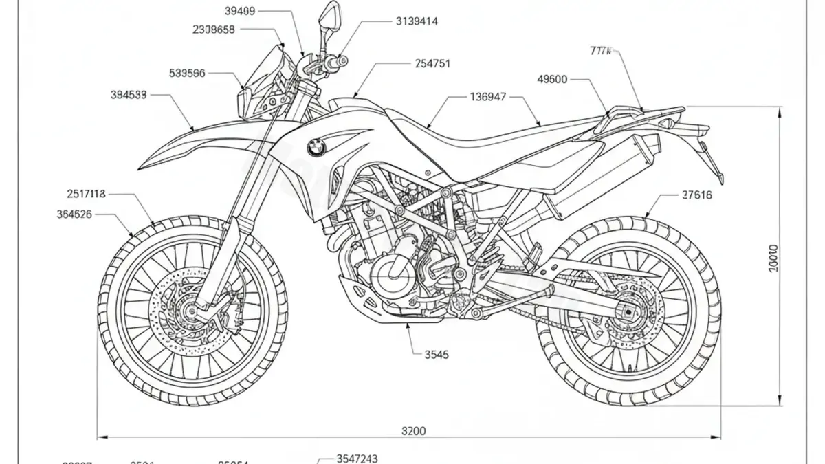 BMW G 450 X - 0145 Specs: Oil Capacity & Tire Pressure specs