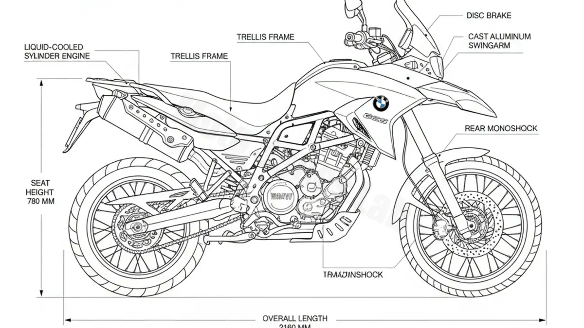 BMW G 650 GS - 0135 Maintenance Schedule & Torque Settings specs