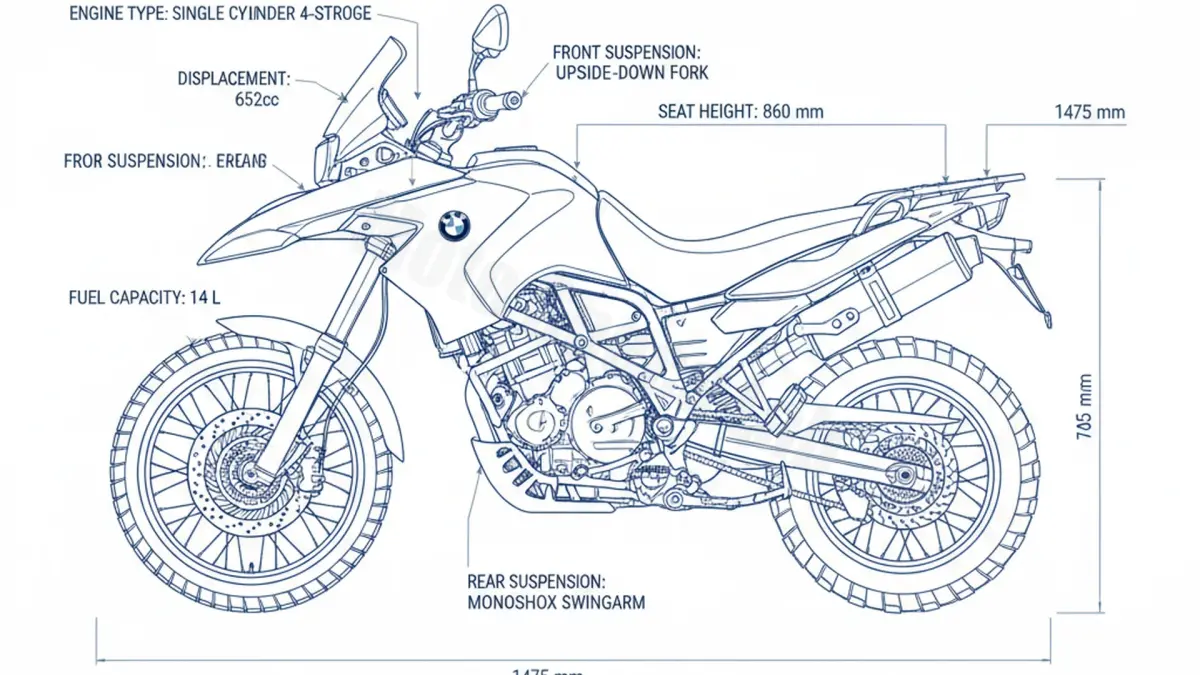 BMW G 650 GS SERTAO - 0136 Full Specifications & Ownership Data specs