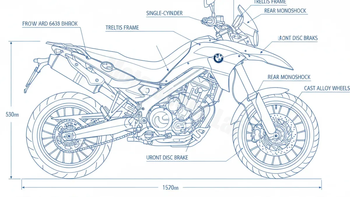 BMW G 650 XMOTO - 0167 Tire Pressure, Oil Type & Fluid Specs