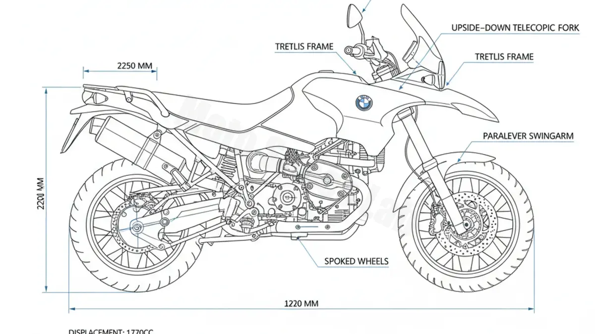 BMW HP2 ENDURO - 0369 Specs: Engine Oil, Gap & Tire PSI