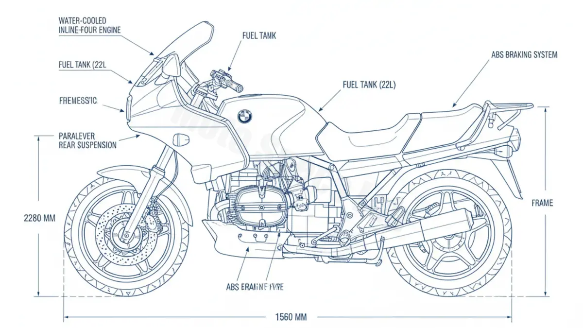 BMW K 100 LT - K100LT(K589) Specs: Engine Oil, Gap & Tire PSI specs
