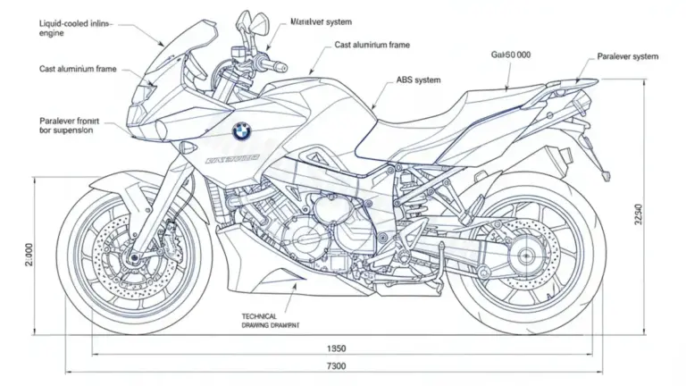 BMW K 1200 R SPORT – 0585 (K43HV) Tire Pressure, Oil Type & Fluid Specs
