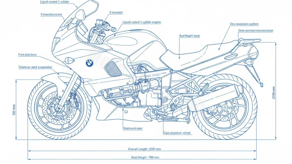 BMW K 1200 RS - 589 (1997 - 2000) Factory Oil & Tire Pressure Data specs