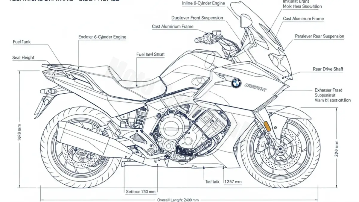 BMW K 1600 B (EURO 5) - 0F61 Service Data: Oil, Battery & Specs