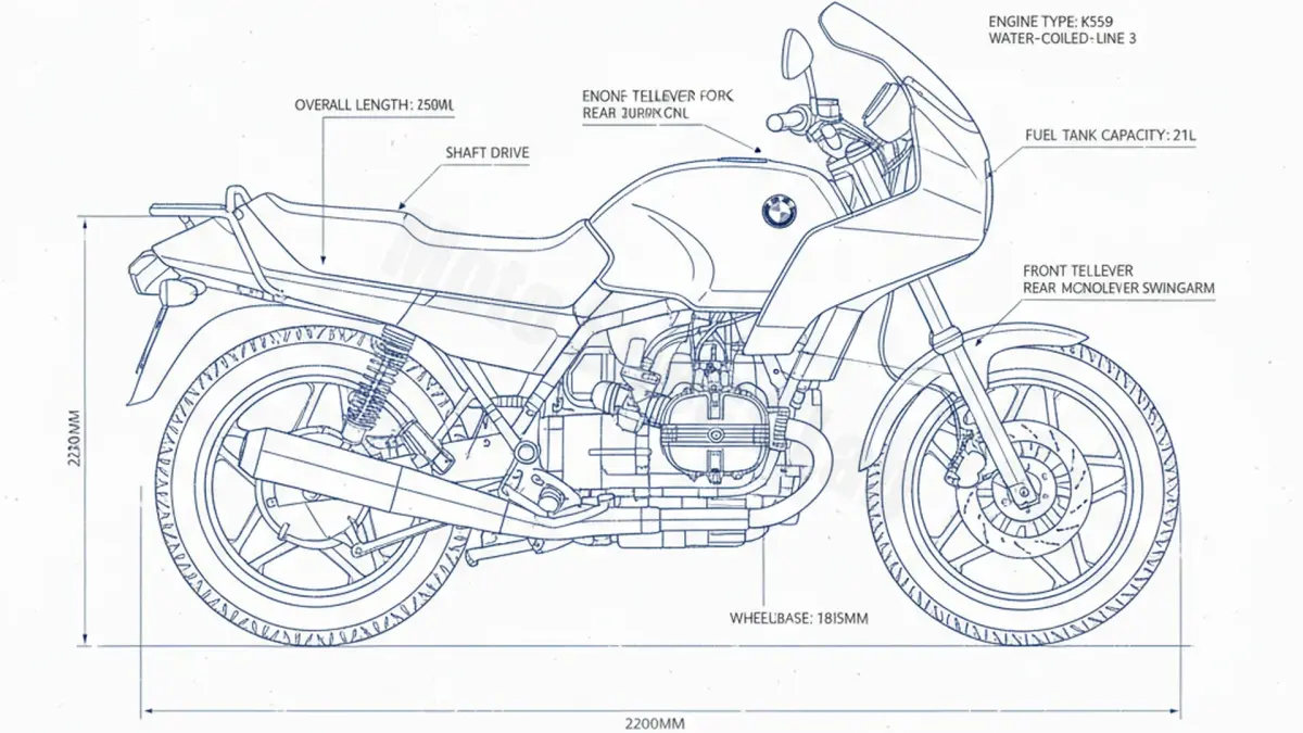 BMW K 75/C - K569 Specs: Engine Oil, Gap & Tire PSI specs