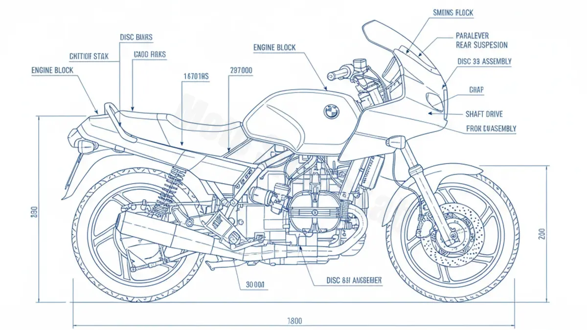 BMW K 75 S - K75S (1985-1995) Data: Oil Capacity & Rim Specs specs