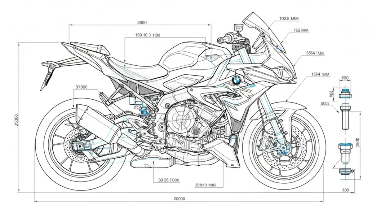 BMW M 1000 R - 0E81 Service Data: Oil, Battery & Specs
