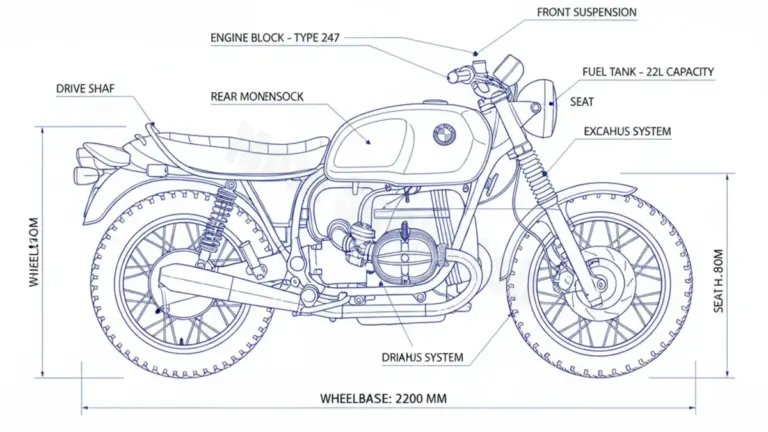 BMW R 100 – 0247 Tire Pressure, Oil Type & Fluid Specs