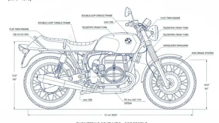 BMW R 100/7 – 0304 Service Guide: Oil Level & Tire Specs