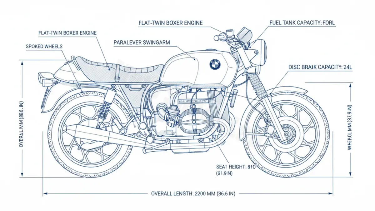 BMW R 100 CS - R100CS (1980–1984) Data: Oil Capacity & Rim Specs specs