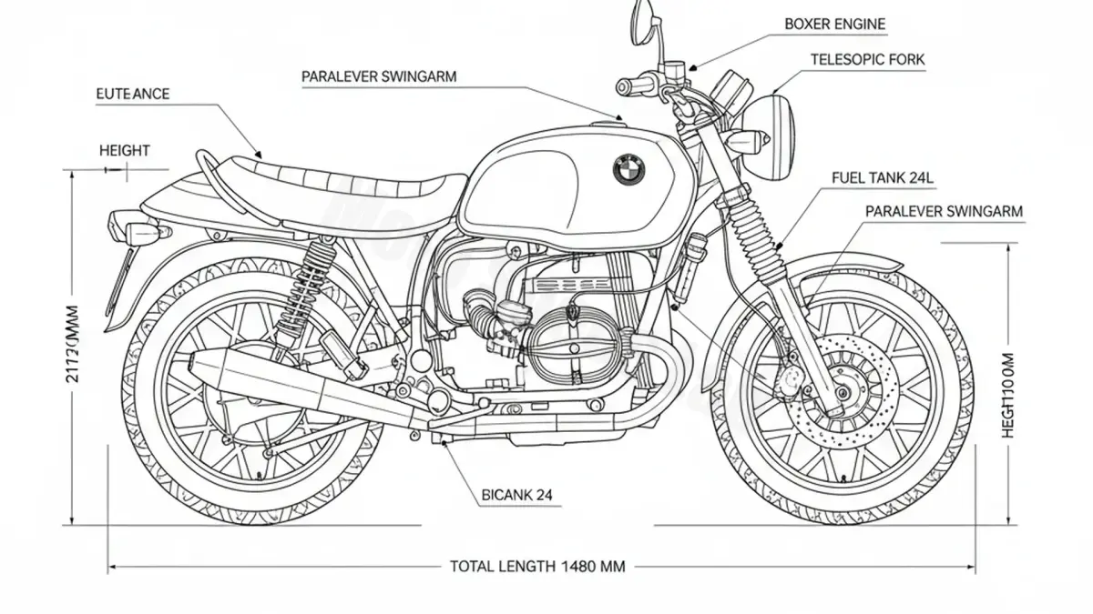 BMW R 100 R MYSTIC - 0493 Workshop Data: Fluids, Plugs & Tires