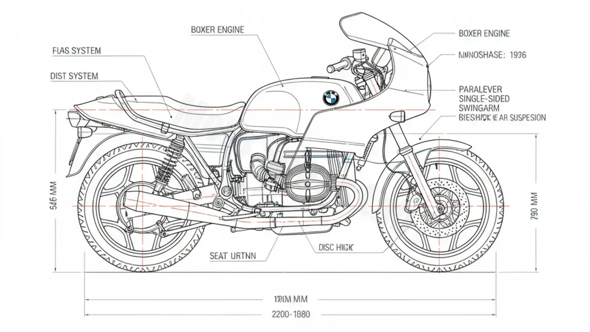 BMW R 100 RS (EINARMSCHWINGE) - R100RS Service Data: Oil, Battery & Specs