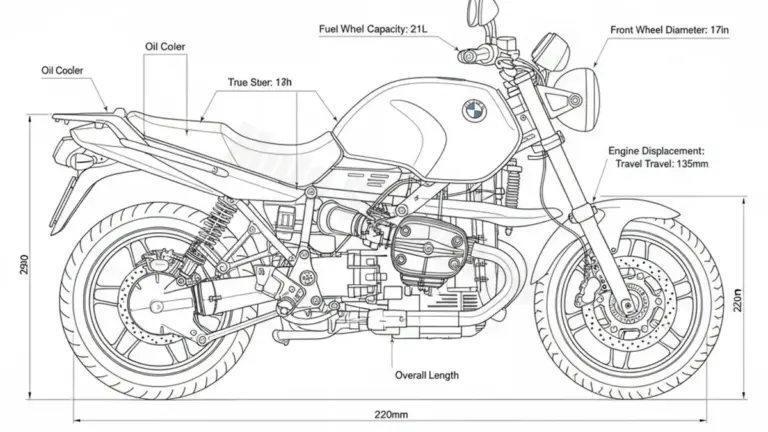 Oil & Tires: BMW R 1100 R – 0407(259) Technical Specifications