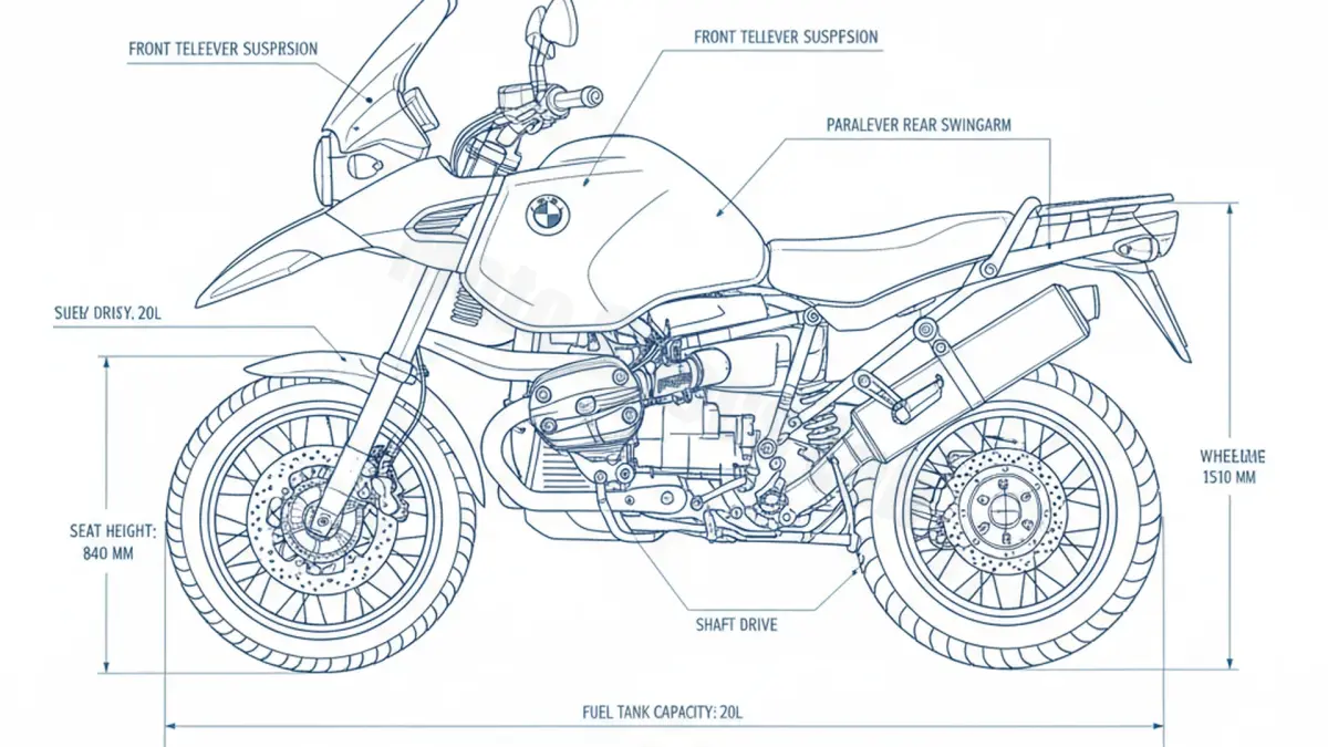 BMW R 1150 GS - R21 Workshop Data: Fluids, Plugs & Tires