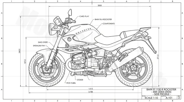 BMW R 1150 R ROCKSTER - 308