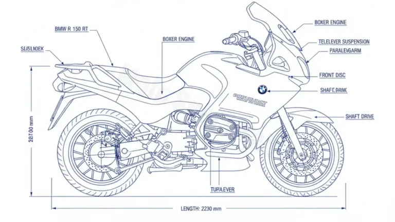 BMW R 1150 RT – 0419 Service Guide: Oil Level & Tire Specs