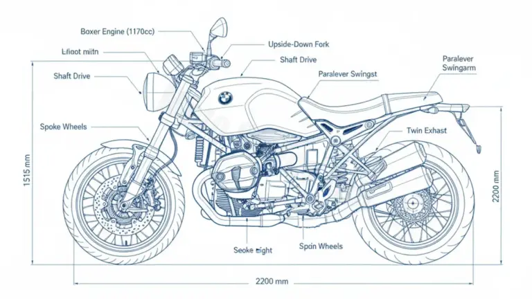 BMW R 12 nineT (Euro 5+) – 0N01 (2024 – Present) Data: Oil Capacity & Rim Specs