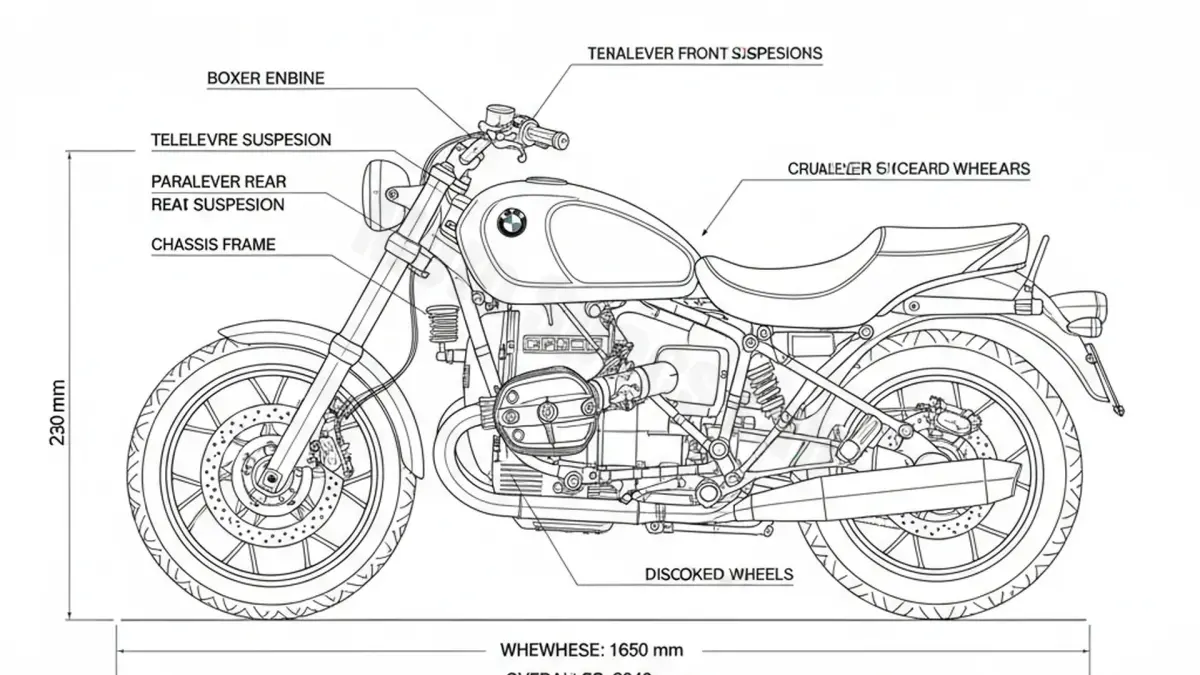 BMW R 1200 C INDEPENDENT/MONTAUK - R12C-MONT Technical Review & Maintenance Guide specs