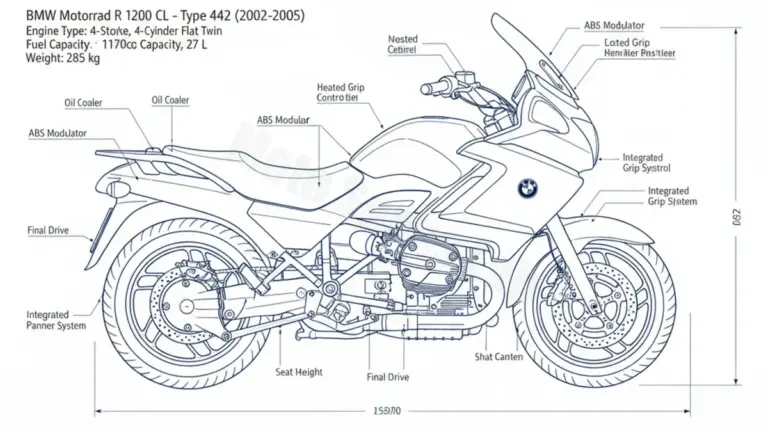BMW R 1200 CL – 442 Service Data: Oil, Battery & Specs
