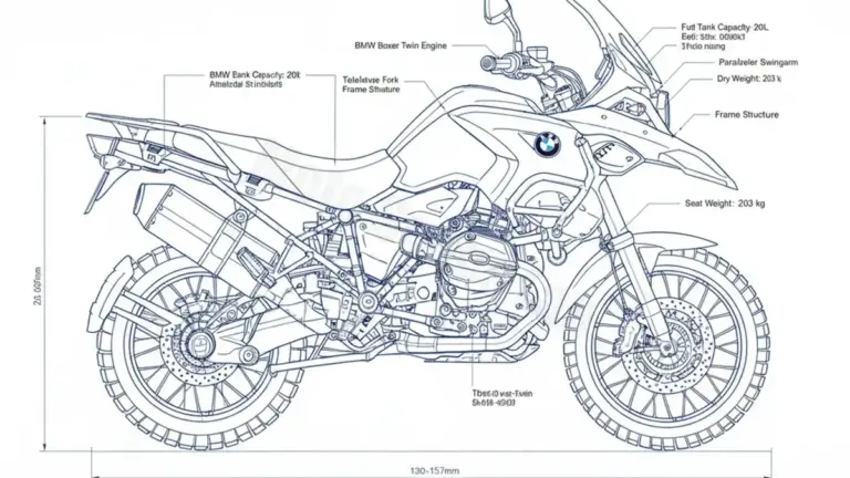 BMW R 1200 GS – 0303 (2004 – 2007) Data: Oil Capacity & Rim Specs