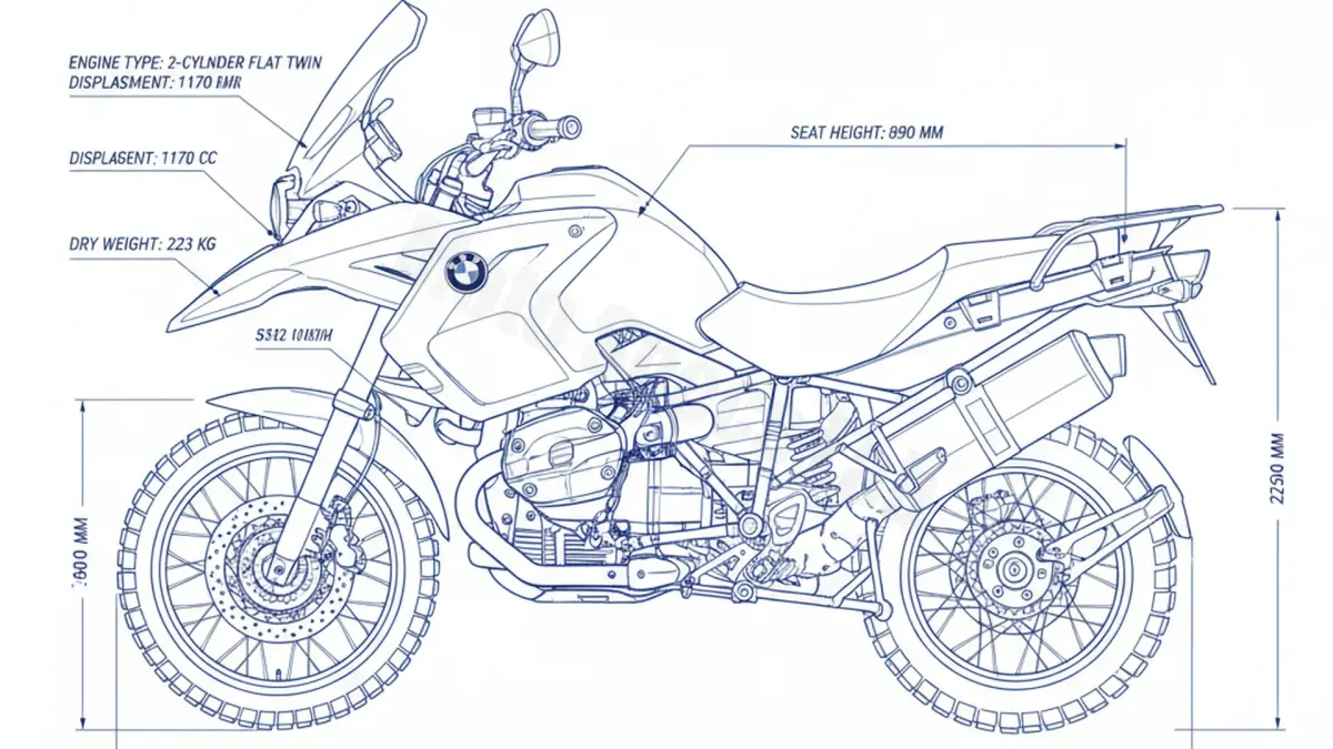 BMW R 1200 GS ADVENTURE - 0382 (2006-2013) Data: Oil Capacity & Rim Specs specs