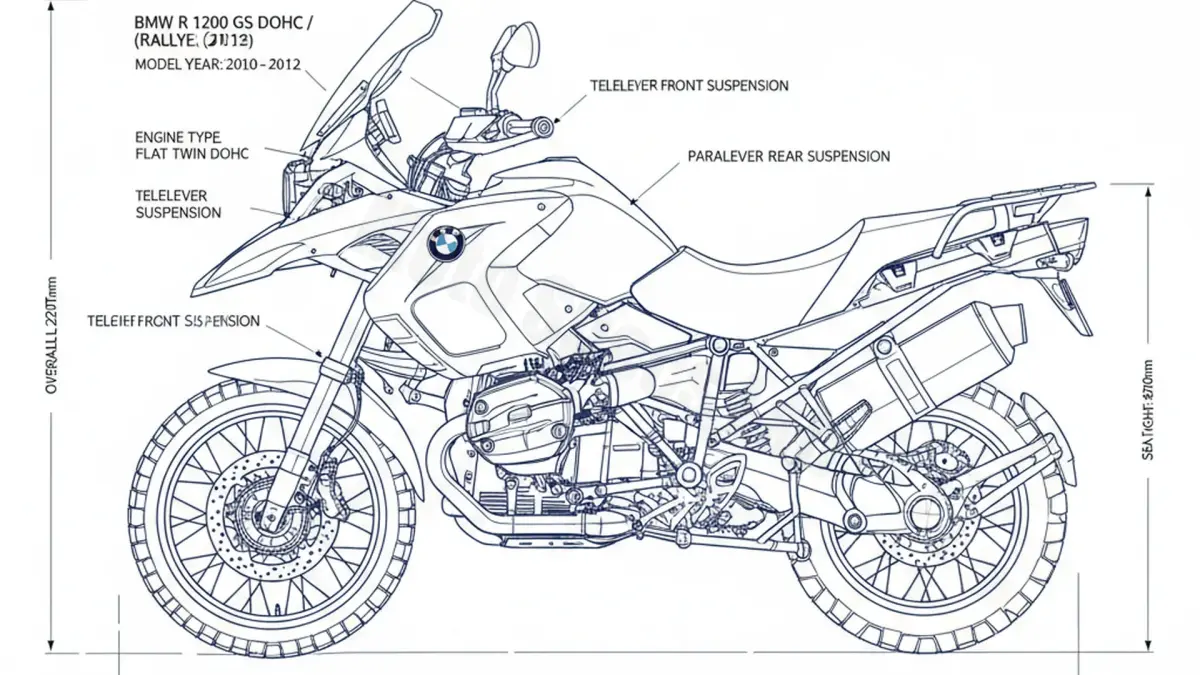 BMW R 1200 GS DOHC /RALLYE - 0450 Service Data: Oil, Battery & Specs