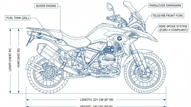 BMW R 1200 GS RALLYE (EURO 4) – 0A51-RA Workshop Data: Fluids, Plugs & Tires