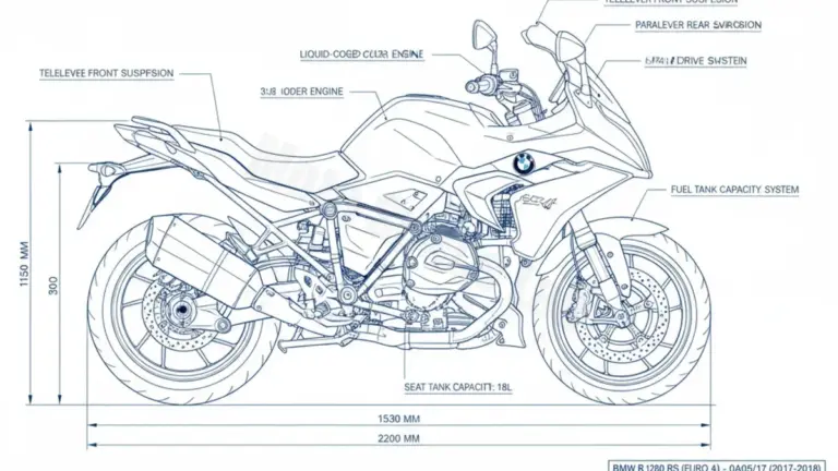 BMW R 1200 RS (EURO 4) – 0A05/17 Specs: Engine Oil, Gap & Tire PSI