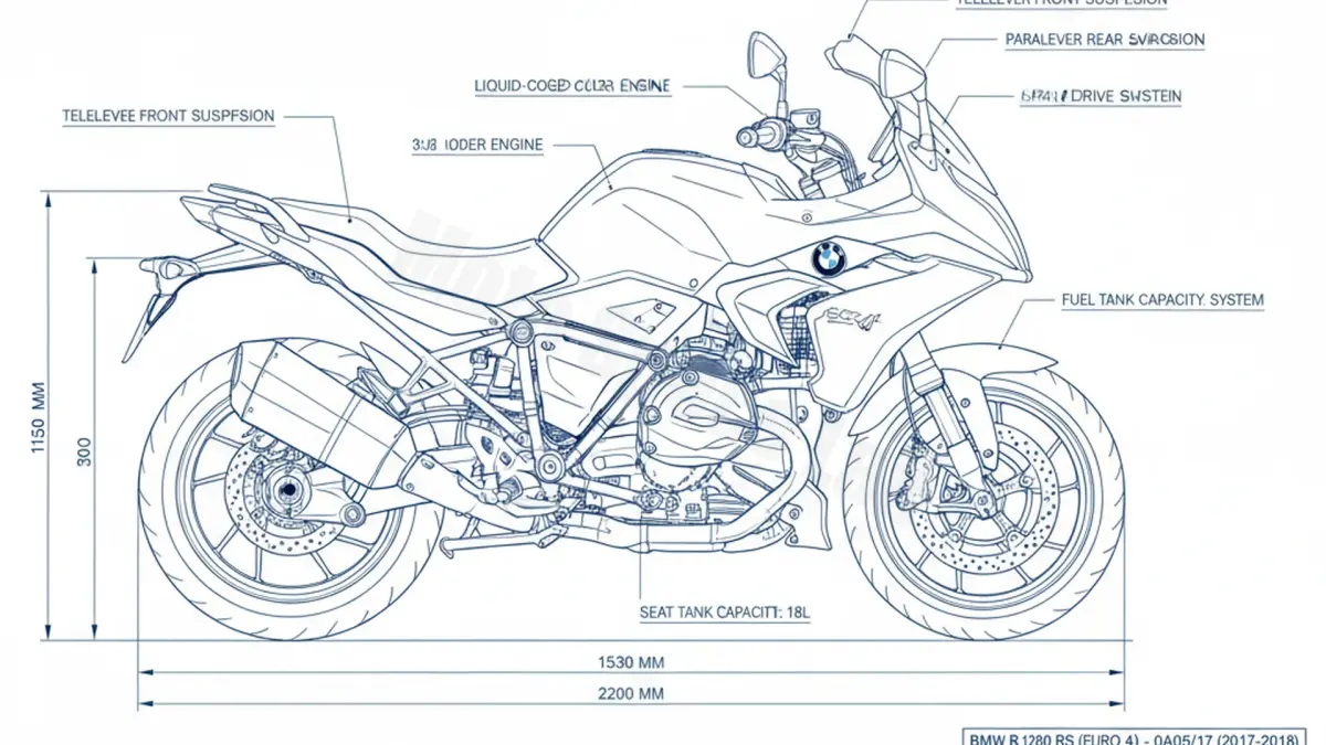 BMW R 1200 RS (EURO 4) - 0A05/17 Specs: Engine Oil, Gap & Tire PSI specs