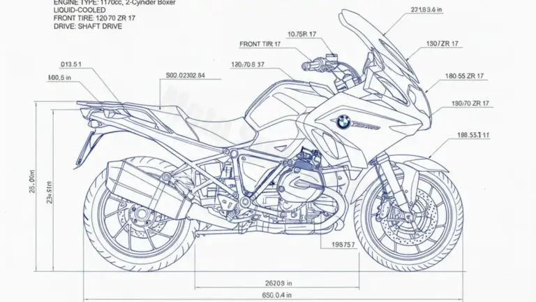 BMW R 1200 RT (EURO 4) – 0A03/17 Service Guide: Oil Level & Tire Specs