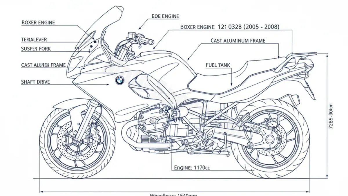 BMW R 1200 ST - 0328 Service Guide: Oil Level & Tire Specs specs