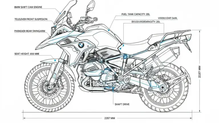 BMW R 1250 GS – 0J91 (2018 – 2023) Data: Oil Capacity & Rim Specs