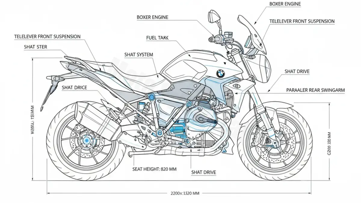 BMW R 1250 R (EURO 4) - 0J71 Technical Review & Maintenance Guide specs