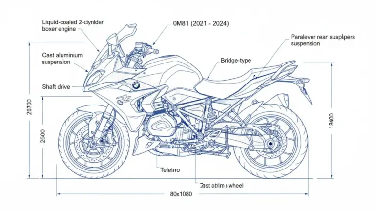 BMW R 1250 RS – 0M81 Tire Pressure, Oil Type & Fluid Specs