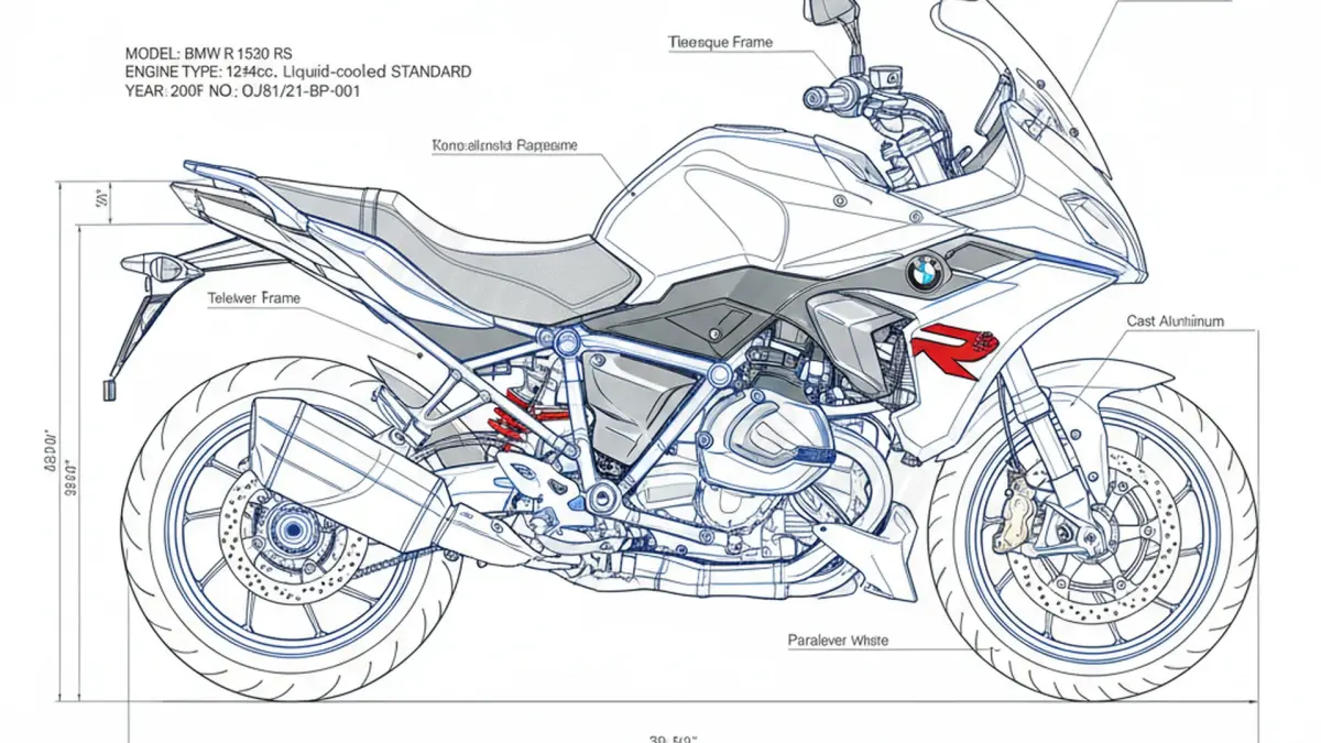 BMW R 1250 RS (EURO 5) - 0J81/21 Service Guide: Oil Level & Tire Specs specs