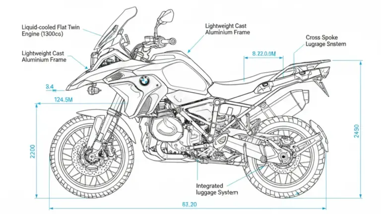 Oil & Tires: BMW R 1300 GS Adventure (Euro 5+) – 0M31 Technical Specifications
