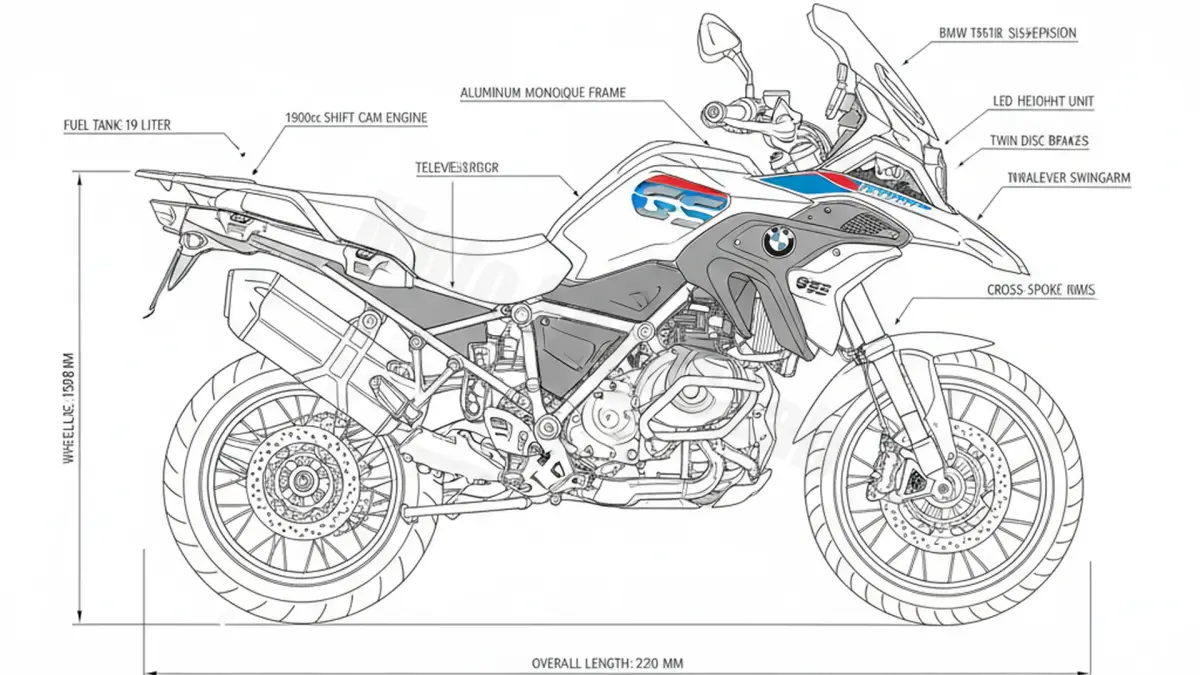 BMW R 1300 GS Trophy (Euro 5+) - 0M21-TR Specs: Oil Capacity & Tire Pressure specs