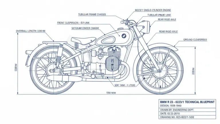 Oil & Tires: BMW R 23 – 0223/1 Technical Specifications
