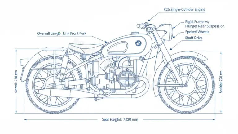 BMW R 25 – R25 (1950-1951) Data: Oil Capacity & Rim Specs